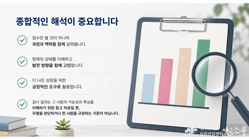 웩슬러검사 결과, IQ보다 ‘점수의 패턴’을 살펴보세요